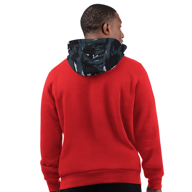 Men's Starter Red Kansas City Chiefs Thursday Night Gridiron Pullover Hoodie