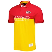 Men's Tommy Hilfiger Yellow/Red Kansas City Chiefs Color Block Polo