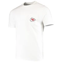 Men's Vineyard Vines White Kansas City Chiefs Big & Tall Helmet T-Shirt