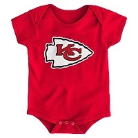 Body rouge avec logo de l'équipe des Chiefs Kansas City pour nouveau-né et bébé