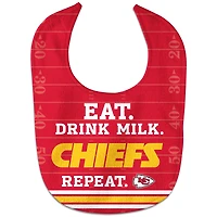 Nouveau-nés et nourrissons WinCraft Kansas City Chiefs Eat. Boire. Répéter. Dossard All-Pro