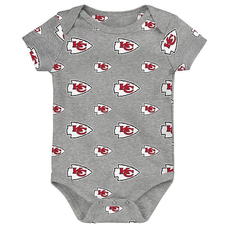 Ensemble 3 pièces pour nouveau-né Outerstuff Kansas City Chiefs Little Tike