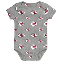 Ensemble 3 pièces pour nouveau-né Outerstuff Kansas City Chiefs Little Tike