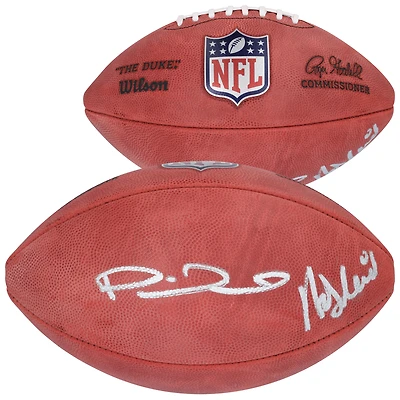 Patrick Mahomes & Andy Reid Kansas City Chiefs Autographed Wilson Duke Full Color Football  