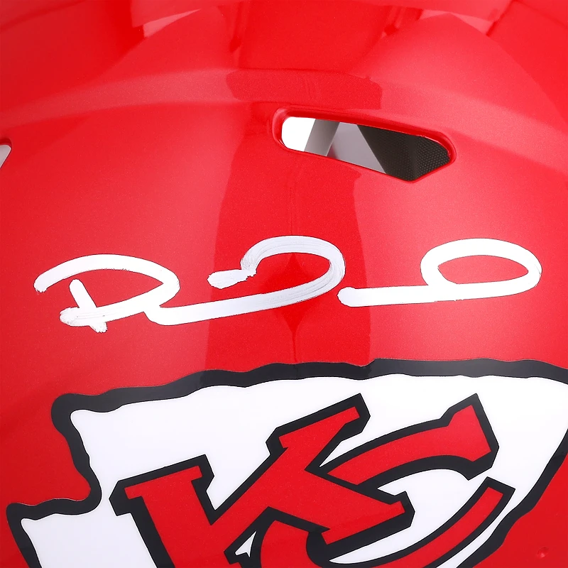 Patrick Mahomes & Travis Kelce Kansas City Chiefs Autographed Super Bowl LVIII Champions Riddell Speed Authentic Helmet 
