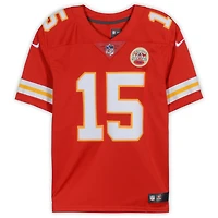 Patrick Mahomes Kansas City Chiefs Maillot Nike Limité Rouge Dédicacé