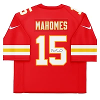 Patrick Mahomes Kansas City Chiefs Maillot Nike Limité Rouge Dédicacé