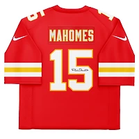 Patrick Mahomes Kansas City Chiefs Autographed Red Nike Elite Jersey