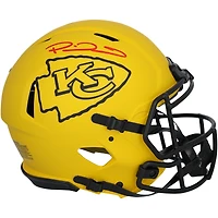 Casque authentique Riddell Rave Speed autographié par Patrick Mahomes des Kansas City Chiefs