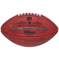 Ballon de football Duke dédicacé par Patrick Mahomes des Kansas City Chiefs pour le Super Bowl LVII