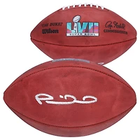 Ballon de football Duke dédicacé par Patrick Mahomes des Kansas City Chiefs pour le Super Bowl LVII