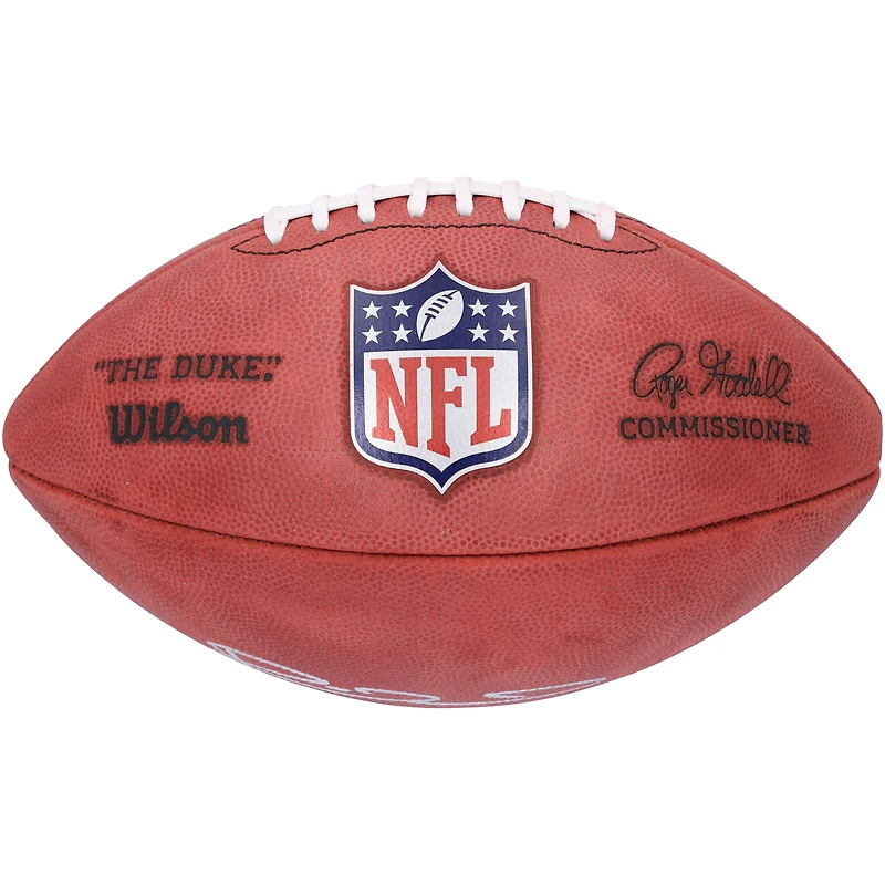 Patrick Mahomes Kansas City Chiefs a autographié Wilson "The Duke" Football