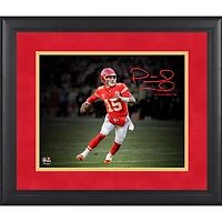 Patrick Mahomes Kansas City Chiefs Facsimile Signature Framed 11" x 14" Spotlight Photograph