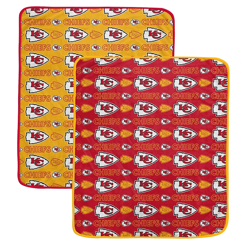 Ensemble de couvertures Pegasus Kansas City Chiefs 60" x 70" Home & Away deux pièces