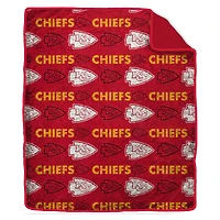 Couverture en fausse fourrure Pegasus Kansas City Chiefs ton sur ton 60" x 70"