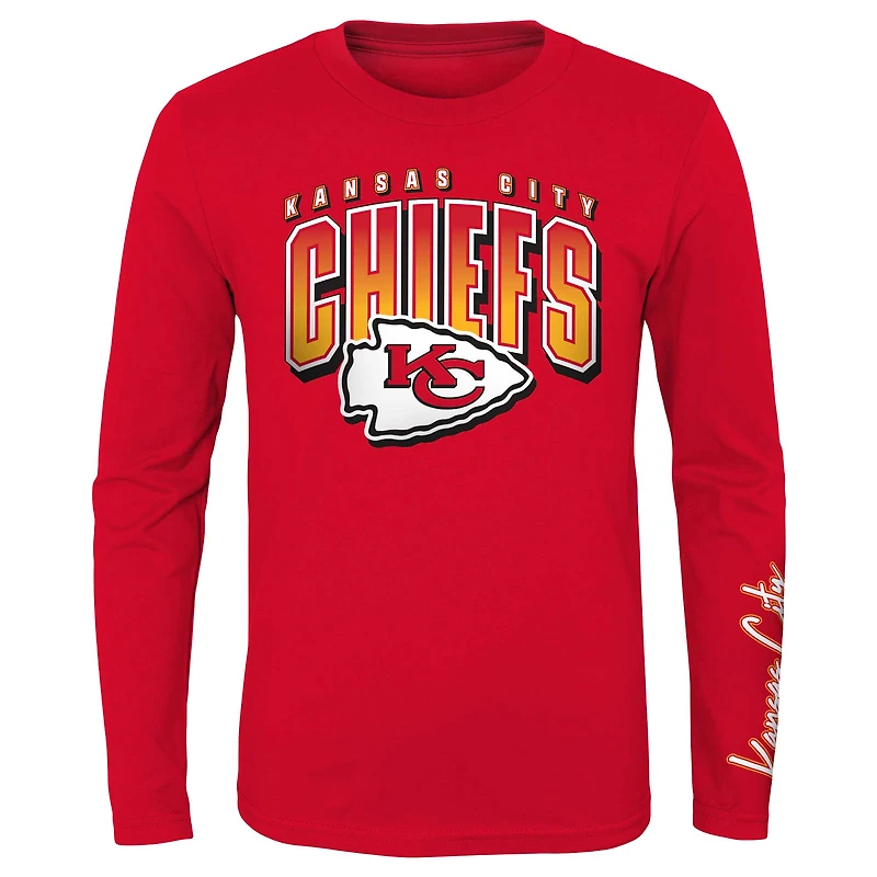 Preschool Gold/Red Kansas City Chiefs Fan Fave T-Shirt Combo Set