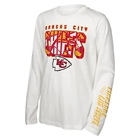 Ensemble combiné de t-shirts the Mix des Chiefs Kansas City préscolaires