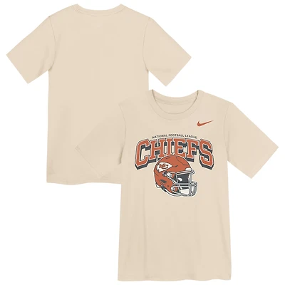 Preschool Nike Natural Kansas City Chiefs Vintage Easy Lane T-Shirt