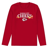 Preschool Outerstuff Red Kansas City Chiefs Chestnut Holiday Sleep Set