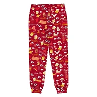 Preschool Outerstuff Red Kansas City Chiefs Chestnut Holiday Sleep Set