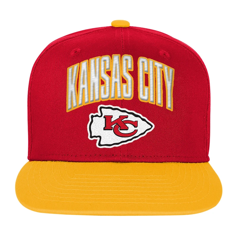 Casquette snapback rouge Essentials des Kansas City Chiefs pour enfants d'âge préscolaire Outerstuff