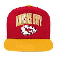 Casquette snapback rouge Essentials des Kansas City Chiefs pour enfants d'âge préscolaire Outerstuff