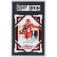 Rashee Rice Kansas City Chiefs Autographed 2023 Panini Flawless Ruby Rookie Frame #RFS-RRI #4/15 SGC Authenticated 9.5/10 Rookie Card