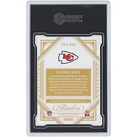 Rashee Rice Kansas City Chiefs Autographed 2023 Panini Flawless Ruby Rookie Frame #RFS-RRI #4/15 SGC Authenticated 9.5/10 Rookie Card