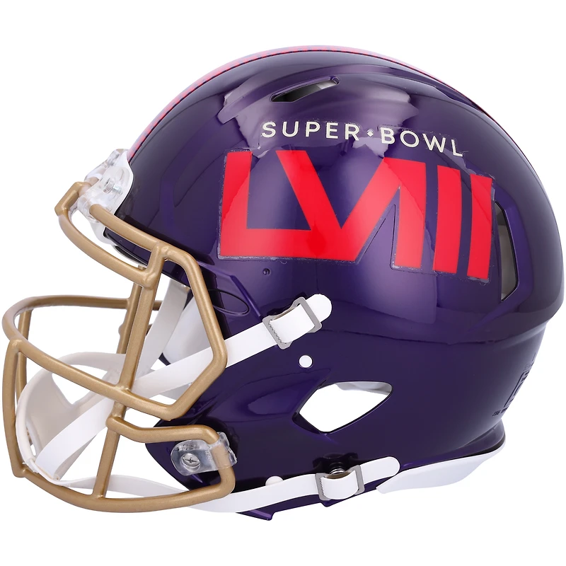 Casque authentique Riddell Speed ​​autographié par Rashee Rice des Kansas City Chiefs pour le Super Bowl LVIII