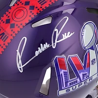 Casque authentique Riddell Speed ​​autographié par Rashee Rice des Kansas City Chiefs pour le Super Bowl LVIII