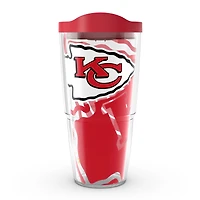 Tervis Kansas City Chiefs 24oz. Véritable gobelet classique avec couvercle