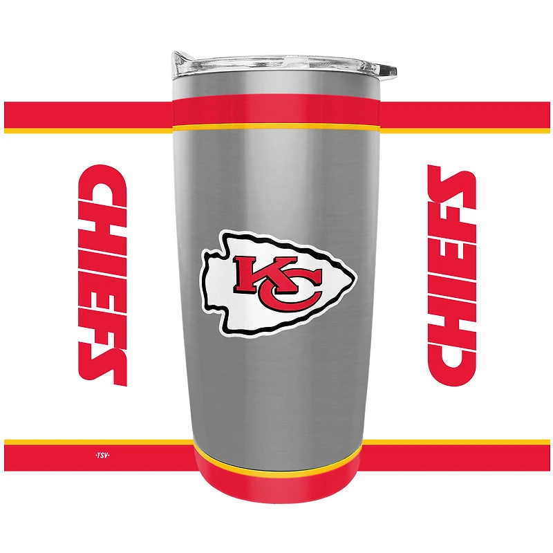 The Sports Vault Kansas City Chiefs 20oz. Stainless Steel Tumbler