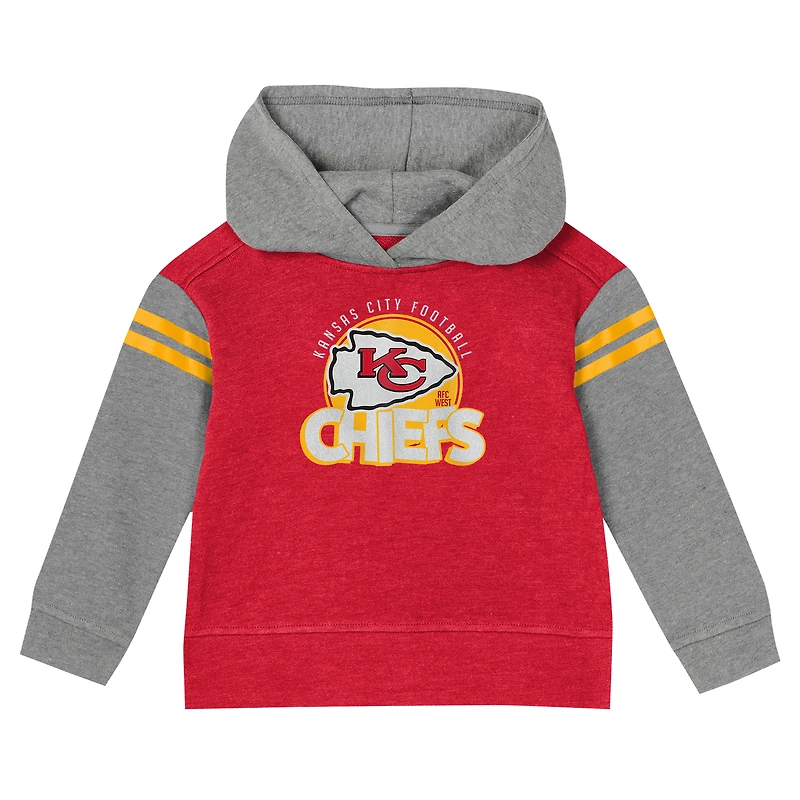 Toddler Kansas City Chiefs Club House Long Sleeve Hoodie Top and Leggings Two-Piece Set