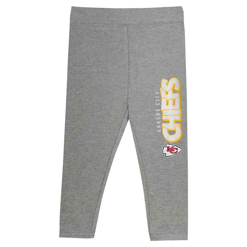 Toddler Kansas City Chiefs Club House Long Sleeve Hoodie Top and Leggings Two-Piece Set