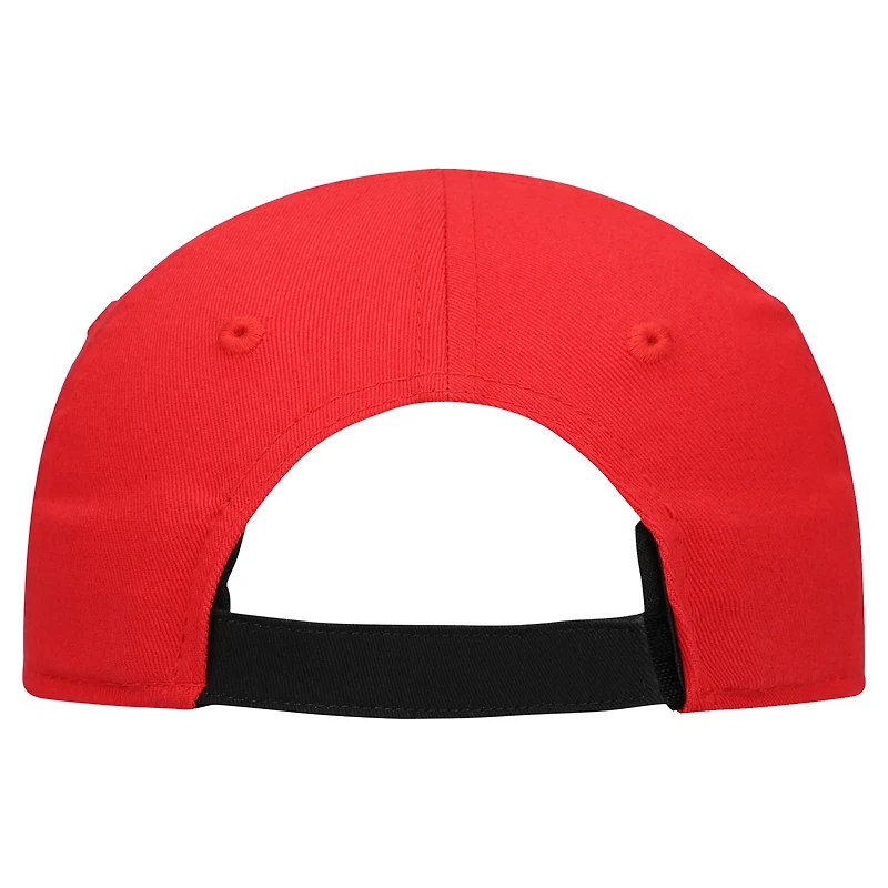 Toddler New Era Red/Black Kansas City Chiefs Arch COOLERA 9FORTY A-Frame Adjustable Hat