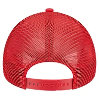 Casquette ajustable New Era rouge Kansas City Chiefs 9FORTY A-Frame Trucker pour tout-petit