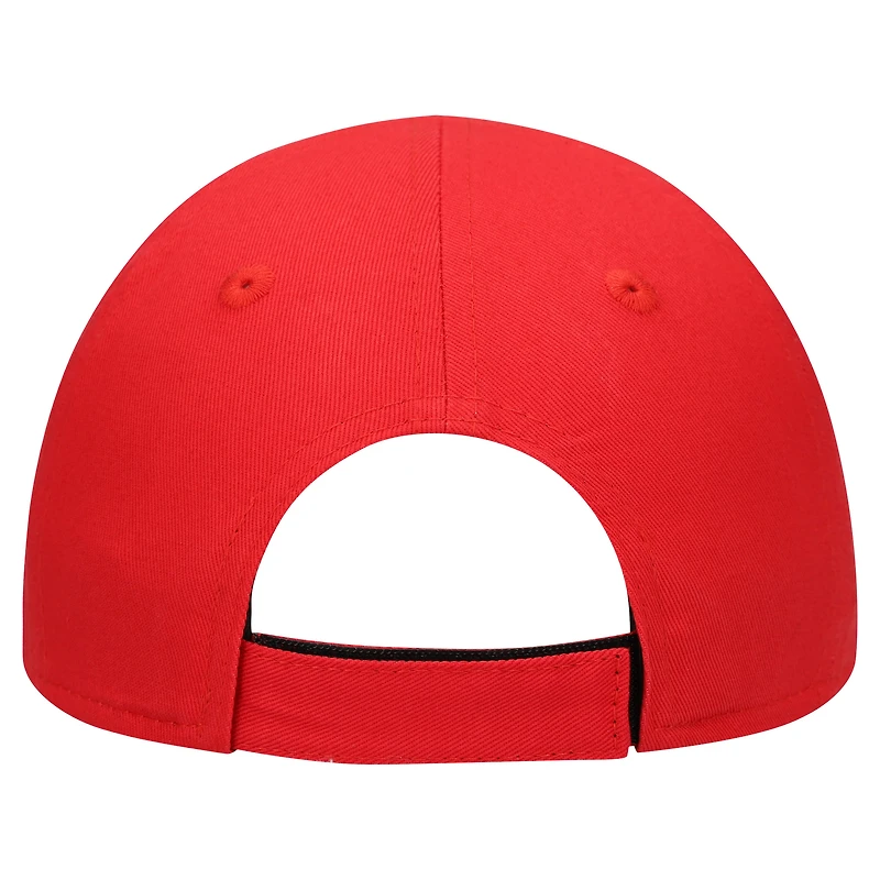 Casquette ajustable Stardom 9FORTY A-Frame rouge New Era pour tout-petits des Kansas City Chiefs