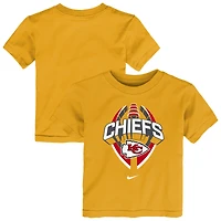T-shirt Nike Gold Icon Legend des Kansas City Chiefs pour tout-petit