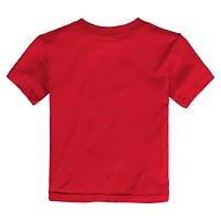 T-shirt Nike rouge Kansas City Chiefs pour enfant avec logo principal et légende