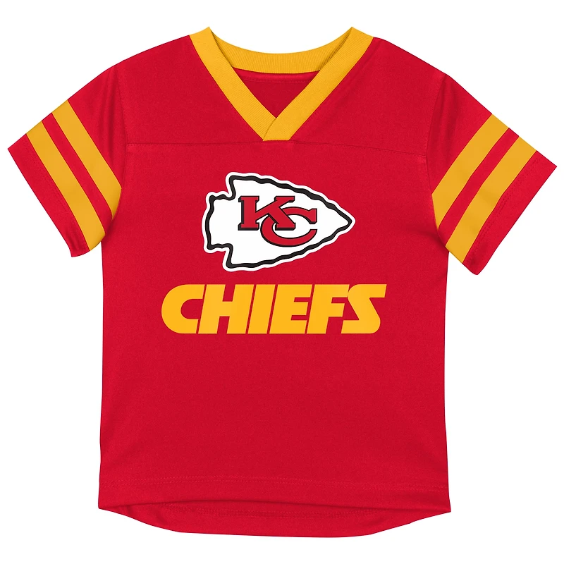 Toddler Outerstuff Red/Gold Kansas City Chiefs Red Zone Jersey Top & Pants Set