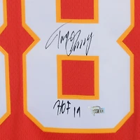 Tony Gonzalez Kansas City Chiefs Autographed Mitchell & Ness Red Replica Jersey with "HOF 19" Inscription
