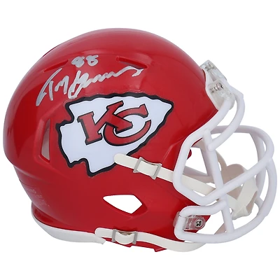 Mini-casque Riddell Speed autographié par Tony Gonzalez, joueur des Kansas City Chiefs