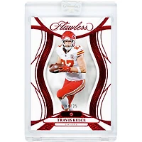 Travis Kelce Kansas City Chiefs 2025 Panini Flawless Ruby Jewel Relic #28 #4/25 Card