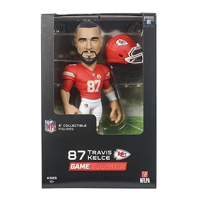 Figurine en vinyle GameChanger de 6 pouces de Travis Kelce Kansas City Chiefs Series 5 - Recherchez des variantes de couleurs unies rares