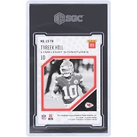 Tyreek Hill Kansas City Chiefs Autographed 2021 Panini Illusions Limelight Sigs #LS-TH #3/35 SGC Authenticated 8.5/10 Card