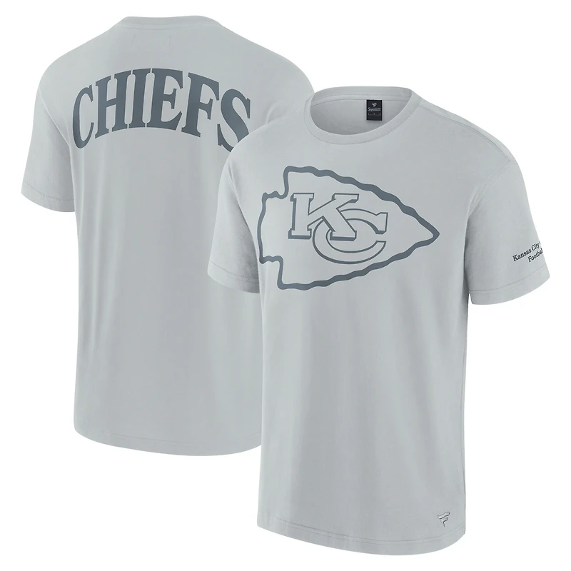 Unisex Fanatics  Gray Kansas City Chiefs Elements Iconic T-Shirt