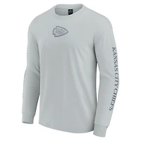 Unisex Fanatics Gray Kansas City Chiefs Elements Strive Long Sleeve T-Shirt