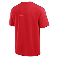 T-shirt unisexe Fanatics rouge Kansas City Chiefs Elements Flex Tri-Blend