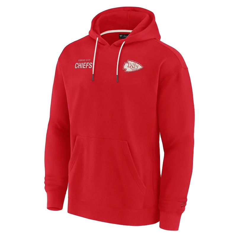 Sweat à capuche unisexe Fanatics Red Kansas City Chiefs Elements en polaire super douce