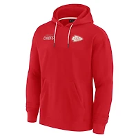Sweat à capuche unisexe Fanatics Red Kansas City Chiefs Elements en polaire super douce